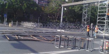 聚焦展覽營銷——辭舊迎新，畢加為深圳羅湖愛國花市搭建
